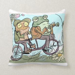 Frog and toad pillow