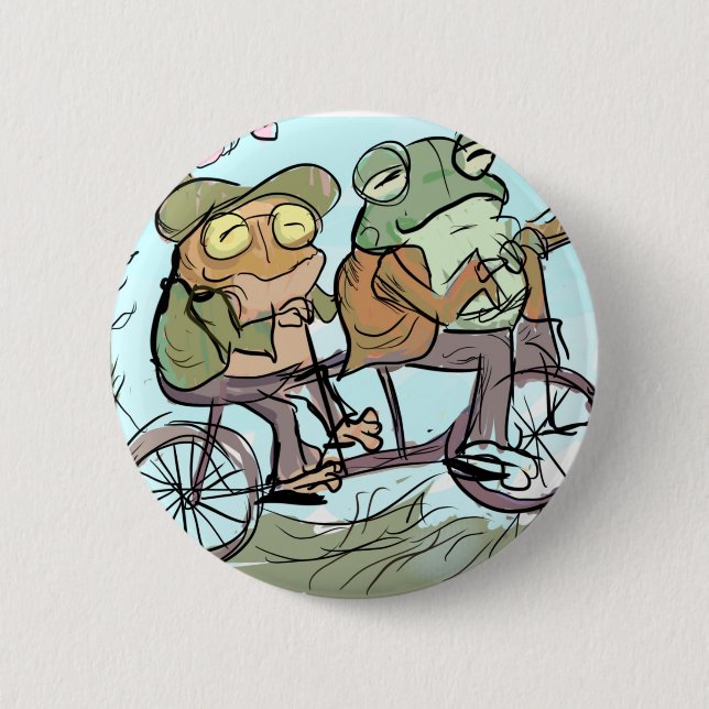 Frog and toad pin  (Front)