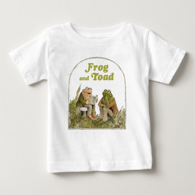 Frog and Toad Read a Book Baby T-Shirt (Front)