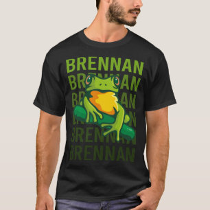 Frog Art - Brennan Name T-Shirt