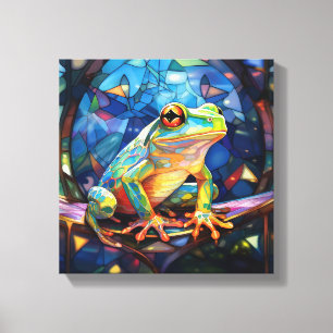 Frog Art Canvas Art