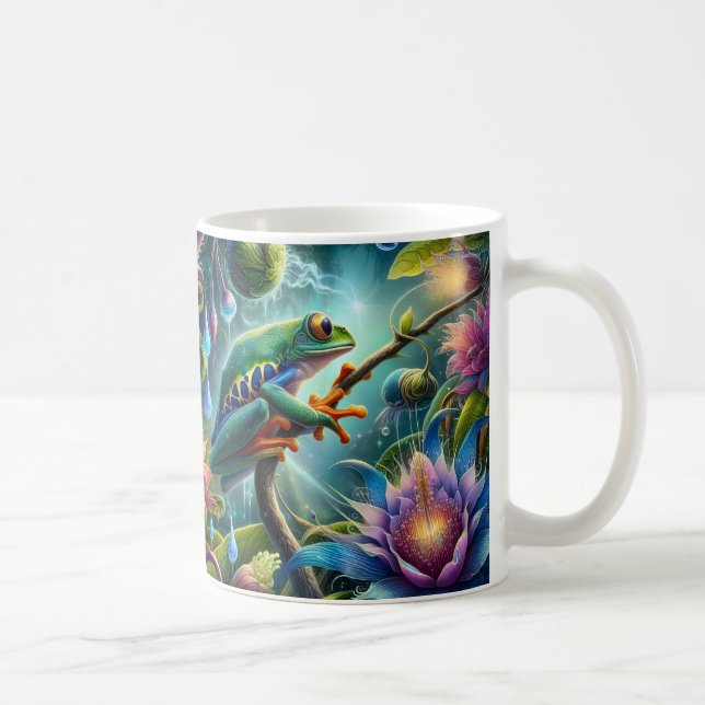 Frog Art Coffee Mug (Right)