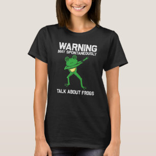 Frog Art For Men Women Dabbing Green Tree Toad Ani T-Shirt