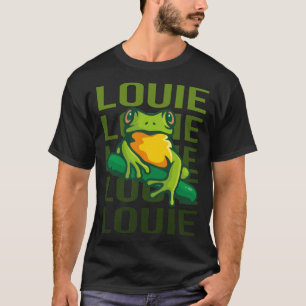 Frog Art - Louie Name T-Shirt