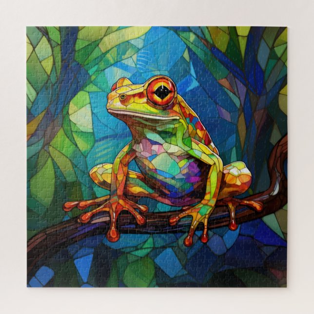 Frog Art Puzzle (Vertical)