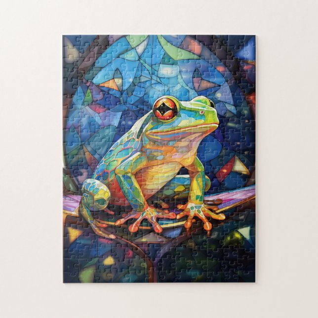 Frog Art Puzzle (Vertical)