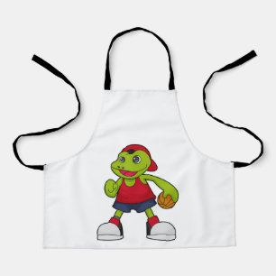 Frog as Basketball player with Basketball Apron