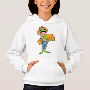 Frog as Farmer with Straw
