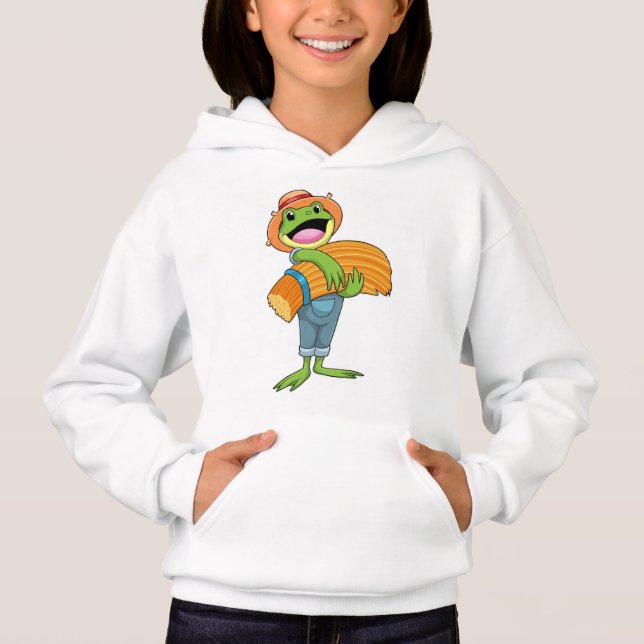 Frog as Farmer with Straw (Front)