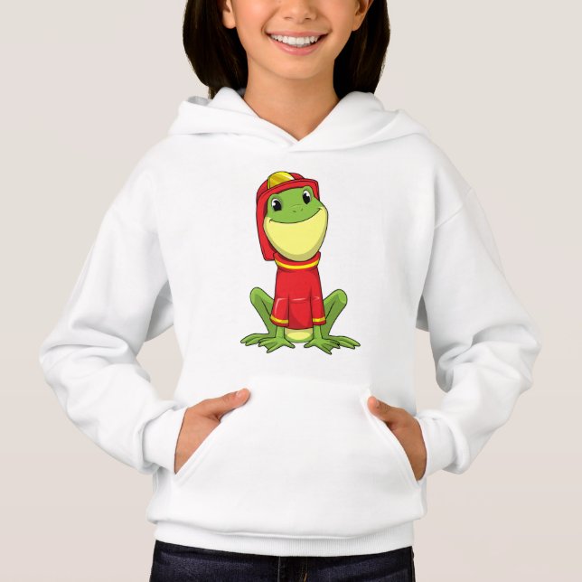 Frog as Firefighter with Helmet (Front)