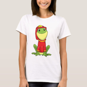 Frog as Firefighter with Helmet T-Shirt