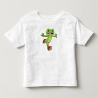 Frog as Inline skater with Roller skates