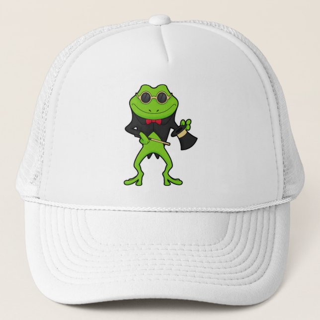 Frog as Magician with Magic wand & Hat (Front)