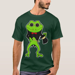 Frog as Magician with Magic wand Hat T-Shirt