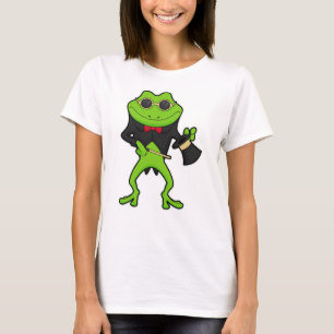 Frog as Magician with Magic wand & Hat T-Shirt