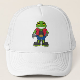 Frog as Mechanic with Spanner Trucker Hat