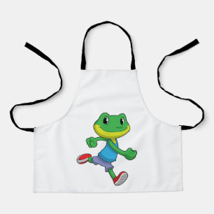 Frog as Runner at Running Apron