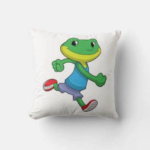 Frog as Runner at Running Cushion