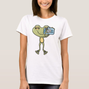 Frog as Student with Book T-Shirt