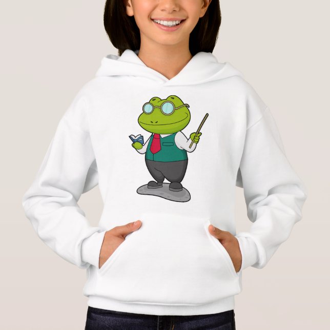 Frog as Teacher with Book (Front)