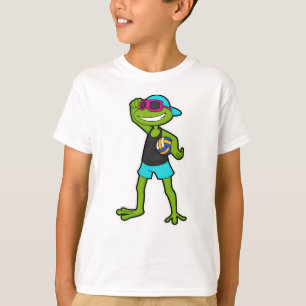 Frog as Volleyball player with Volleyball T-Shirt