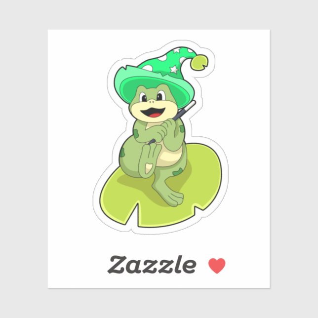 Frog as Wizard with Magic wand (Sheet)