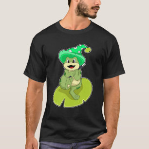 Frog as Wizard with Magic wand T-Shirt