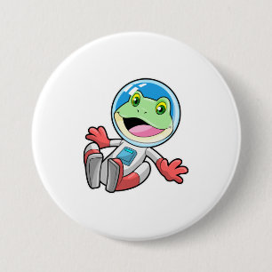 Frog Astronaut Costume Space 7.5 Cm Round Badge