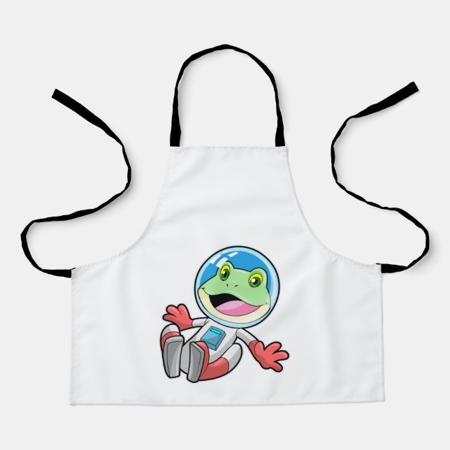 Frog Astronaut Costume Space Apron (Front)