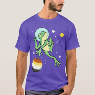 Frog Astronaut Gay Bear Pride T-Shirt