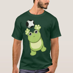 Frog at as Goalkeeper with ball T-Shirt