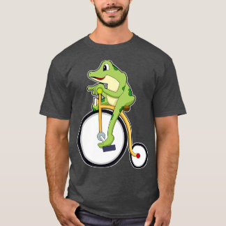 Frog at Circus with Bicycle T-Shirt