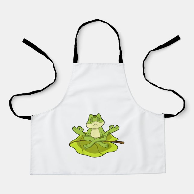 Frog at Meditate Apron (Front)