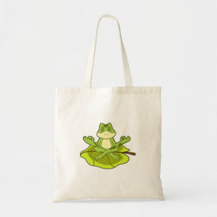 Frog at Meditate Tote Bag