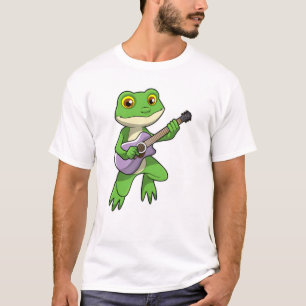 Frog at Music with Guitar T-Shirt