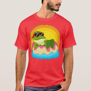 Frog at Swimming with Sunglasses T-Shirt