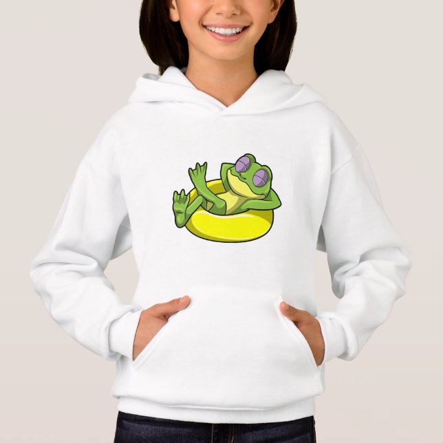 Frog at Swimming with Swim ring (Front)