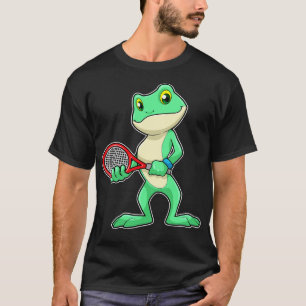 Frog at Tennis with Tennis racket 1 T-Shirt