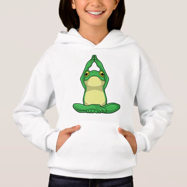 Frog at Yoga in Cross legged (Front)