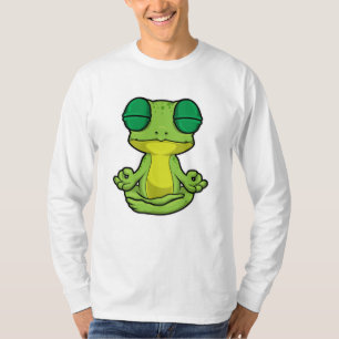 Frog at Yoga in Cross-legged T-Shirt