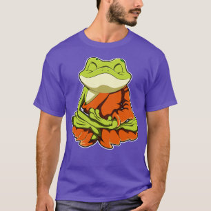Frog at Yoga in Crosslegged T-Shirt