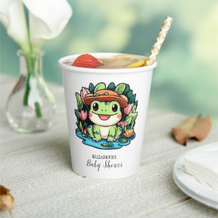 Frog Baby Shower Paper Cups
