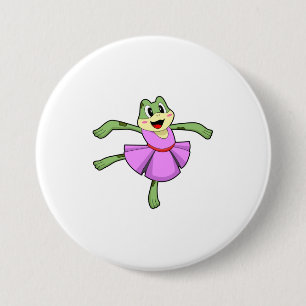 Frog Ballet Dance 7.5 Cm Round Badge