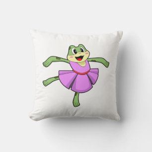 Frog Ballet Dance Cushion