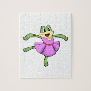 Frog Ballet Dance Jigsaw Puzzle