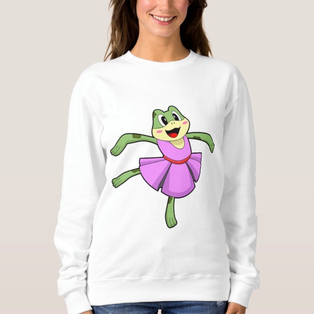Frog Ballet Dance Sweatshirt (Front)