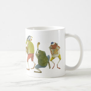 Frog band coffee mug