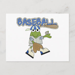 Frog Baseball Pitcher T-shirts and Gifts Postcard