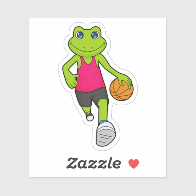 Frog Basketball player Basketball (Sheet)