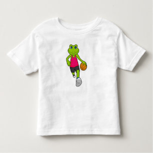 Frog Basketball player Basketball Toddler T-Shirt